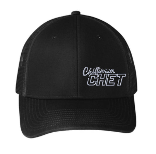 Chillin With Chet Snapback Trucker Cap